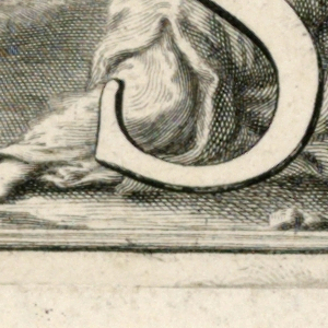 Print, Decorated capital letters S, T, and V, 1715
