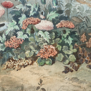 Drawing, Design for Candy Box Cover, ca. 1880