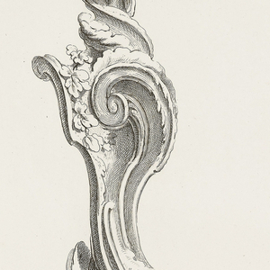 Print, Chandelier, 5th Plate, 1740