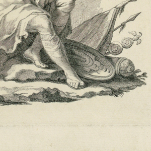 Print, The Letter V, 1775