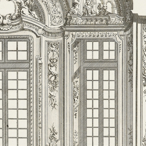 Print, Projet du Sallon de la Princesse Sartorinski en Pologne (Project for the Salon of the Princess Czartoryski in Poland), plate 84, from Oeuvres de Juste-Aurèle Meissonnier (Works by Juste-Aurèle Meissonnier), 1695–1750