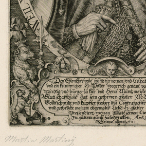 Print, Peter Wegerich, 1605