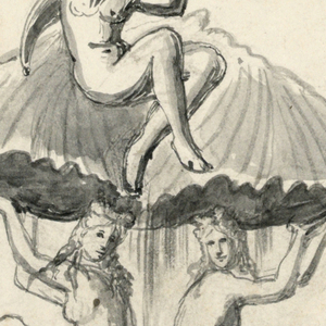 Drawing, Design for a Fountain, 17th–19th century