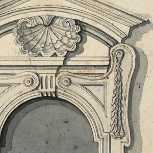 Drawing, Design for a Door Frame, 1740–60
