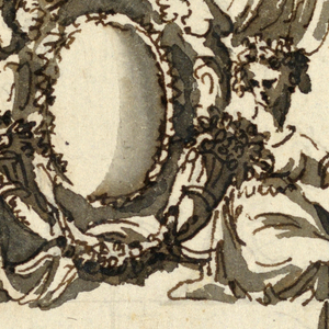 Drawing, Project for a Royal Escutcheon, early 19th century