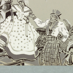 Sidewall - Sample, Sentimental Journey, 1953