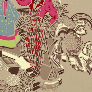 Sidewall - Sample, Sentimental Journey, 1953