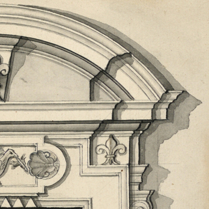 Drawing, Design for Door Frame, 1730–60