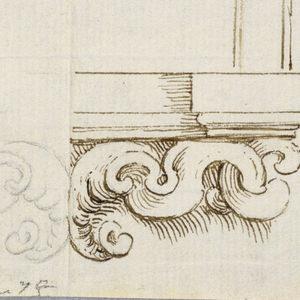 Drawing, Design for a Frame, 1680–1720