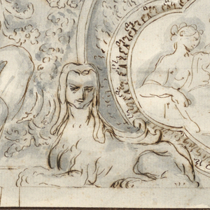 Drawing, Design for a Ceiling, 18th–19th century