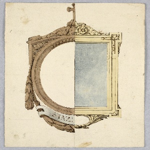 Drawing, Designs for Wooden Frames, 1820–40