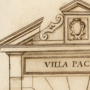 Drawing, Design for a Door Frame, ca. 1575