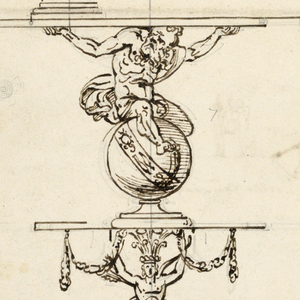 Drawing, Designs for Console Tables, 1800–1850