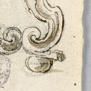Drawing, A Console Table with Alternative Suggestions, 1675–1700