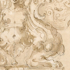 Drawing, CRADLE, ca. 1580