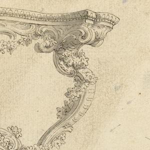 Drawing, Design for a Table, 18th–19th century