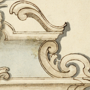 Drawing, Design for a Reliquary, early 18th century