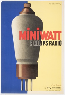 Poster, Miniwatt / Philips Radio