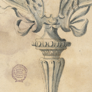 Drawing, Project for a Mace, 1720–1740