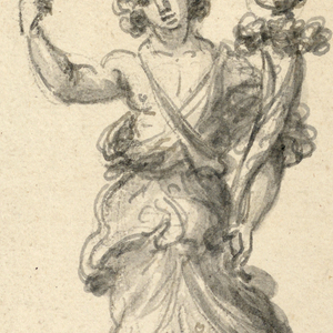 Drawing, Sculpture in the Church of Jesus., 17th–19th century