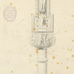 Drawing, Design for a Crucifix