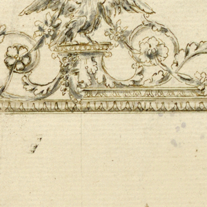 Drawing, Design for a Mirror with Alternative Suggestions, ca. 1810