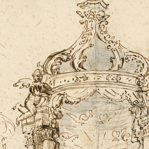 Drawing, Sketches for Altars, 1725–1775