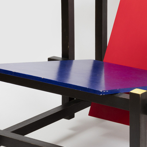 Red Blue Chair, designed 1918; executed ca 1955