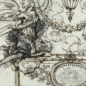 Drawing, Door of a Tabernacle Intended To Be Executed In Bronze, 1700-1750