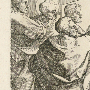 Print, St. Luke Painting of Virgin