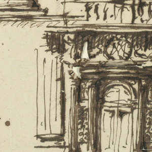 Drawing, Designs for Door Cases, 1800–1900