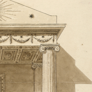 Drawing, An oratory dedicated to the Virgin, 1800–1830