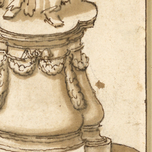 Drawing, Design for a Monument to a Cardinal, after 1720