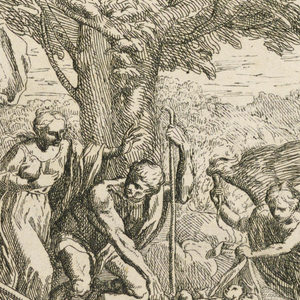 Print, Figure Myth River-god