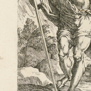 Print, St. Christopher and Jesus