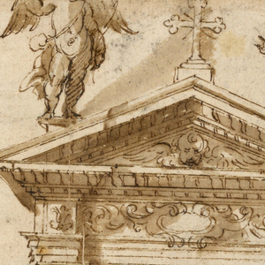 Drawing, Project for an altar with alternative suggestions, 1725–1750