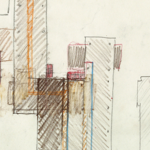 Drawing, New Haven Government Center, New Haven, CT, 1972