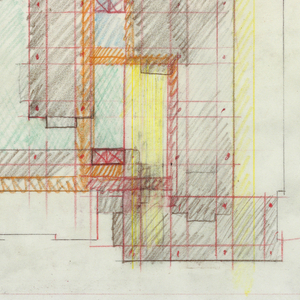 Drawing, New Haven Government Center, New Haven, CT, 1972