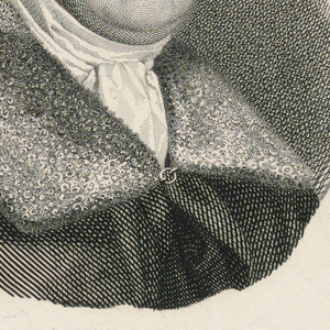 Print, Man with Fur Collar