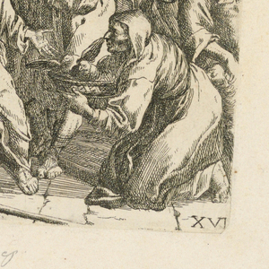 Print, Holy Family in the Stable