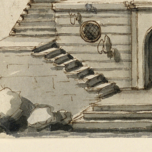 Drawing, Elevation of a Structure at a University, ca. 1775