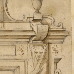 Drawing, Project for a Chimney Piece, ca. 1550