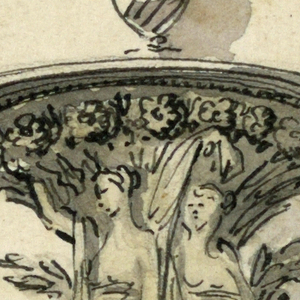 Drawing, Design for a Table Ornament, early 19th century