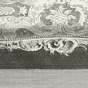 Print, Canapé executé pour Mr. le Comte de Bielinski Grand M.al de la Couronne de Pologne, en 1735.; Canapé exécuté pour le comte de Bielinski en 1735, 4th Plate, 1735