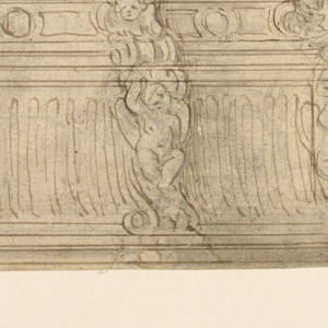 Drawing, Design for a Bishop’s Sarcophagus, late 18th century