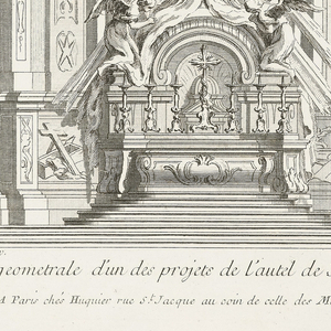 Print, Elevation geometrale d