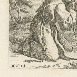 Print, St. Francis in the Wilderness