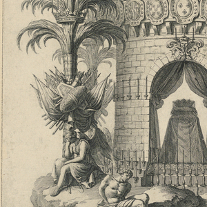 Print, Catafalque of Henri de la Tour d