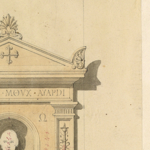 Drawing, Design for Monument, ca. 1800