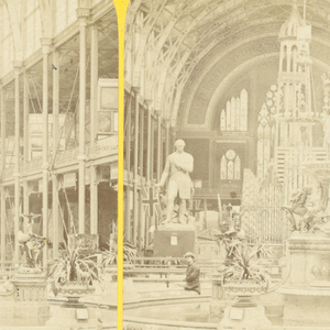 Stereograph Slides, Views of the London Exhibition of 1862